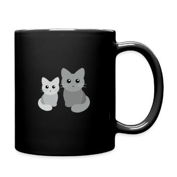 Feline - Full Colour Mug - black - Right