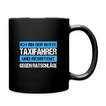 Chauffeur de taxi résistant - Mug uni - noir - Droite