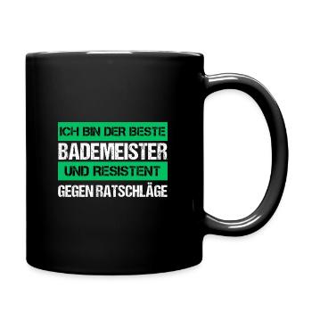 Sauveteur résistant - Mug uni - noir - Droite