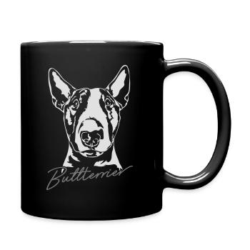 BULLTERRIER - Tasse einfarbig - Schwarz - Rechts