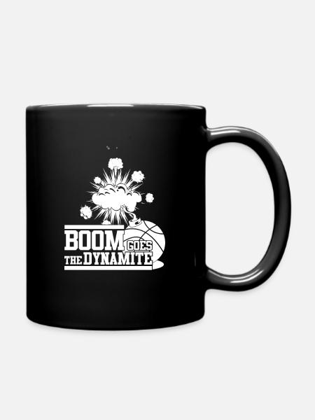 BASKETBALL BASKETBALL BASKETBALL BASKETBALL BASKET - Full Colour Mug - black