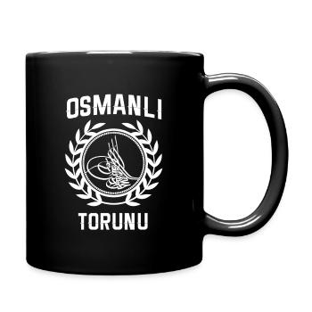 Osmanli Tuerkei Tuerkiye - Tasse einfarbig - Schwarz - Rechts