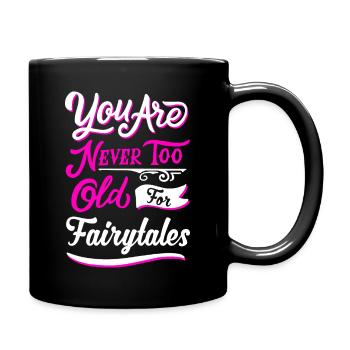 Lustiges Geschenk für Märchen Sagen Erzählungen - Tasse einfarbig - Schwarz - Rechts