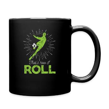 Soccer goal - Full Colour Mug - black - Right