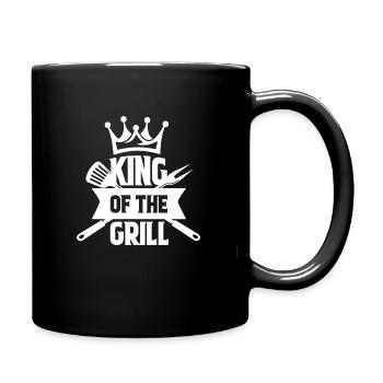 Cadeau barbecue à griller - Mug uni - noir - Droite