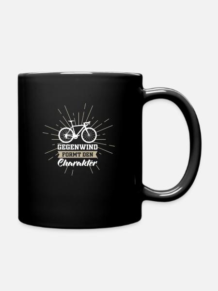 Idée cadeau vélo de route - Mug uni - noir