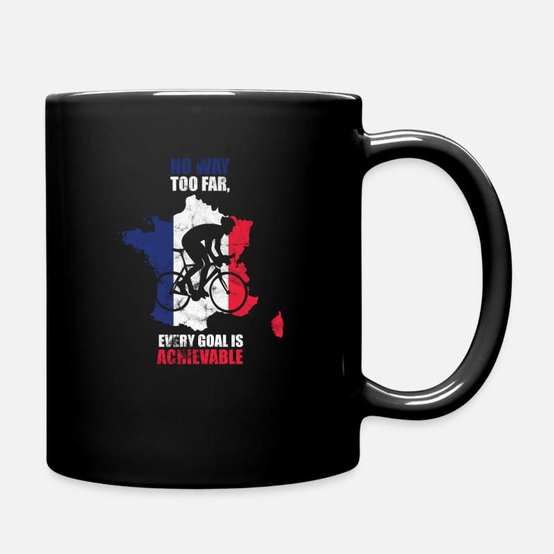 Vélo de route cyclisme France - Mug uni - noir