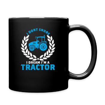 Bauer - Tasse einfarbig - Schwarz - Rechts
