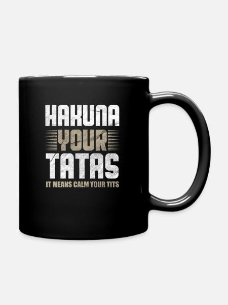 Funny Sayings Funny Funny - Full Colour Mug - black