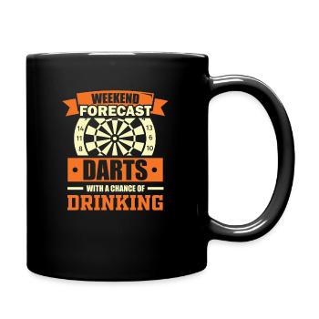 Dart Darts Darts Player Game Weekend - Mug uni - noir - Droite