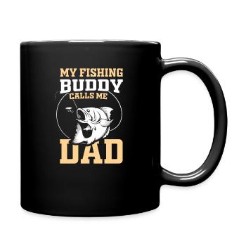 Fishing Buddies - Gift Idea - Full Colour Mug - black - Right