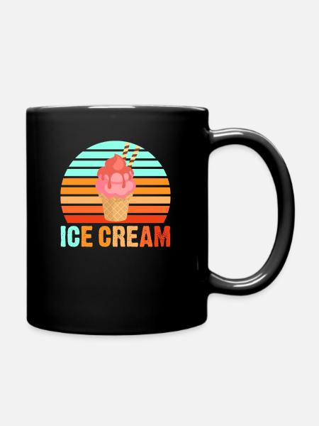 Glace glace - Mug uni - noir