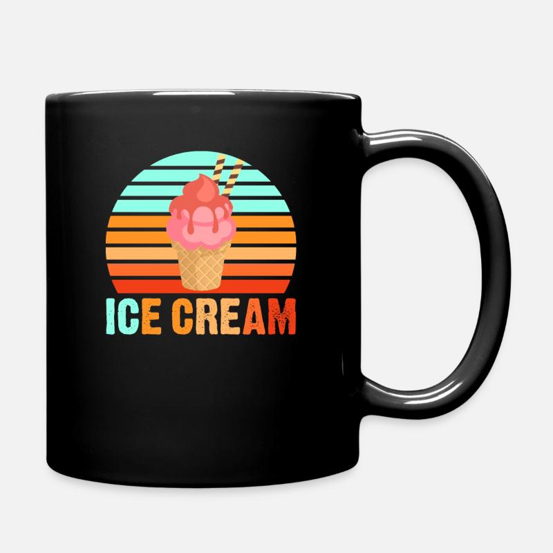 Glace glace - Mug uni - noir