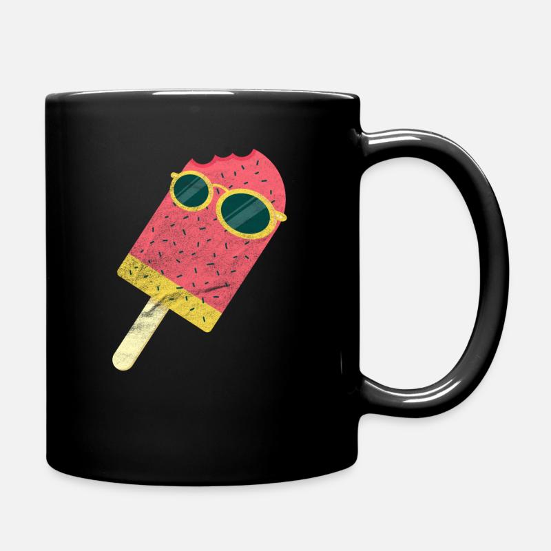 Eis - Tasse einfarbig - Schwarz