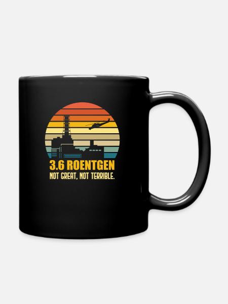 Chernobyl quote - Full Colour Mug - black