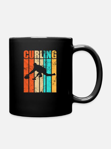 Curling games - Full Colour Mug - black