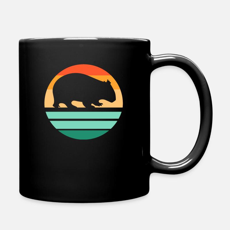 Animal de Wombat - Mug uni - noir