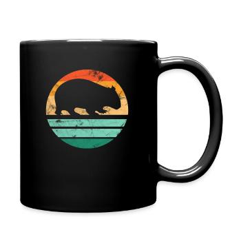 Wombats Wombats - Full Colour Mug - black - Right