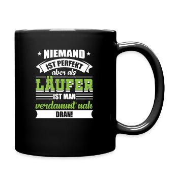 Cadeau de coureur de jogging - Mug uni - noir - Droite