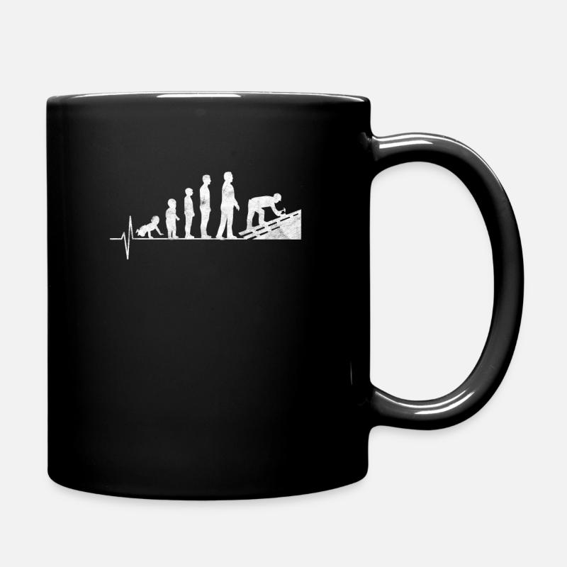 Dachdecker - Tasse einfarbig - Schwarz