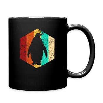 Penguin Penguins New Zealand Retro Gift - Mug uni - noir - Droite