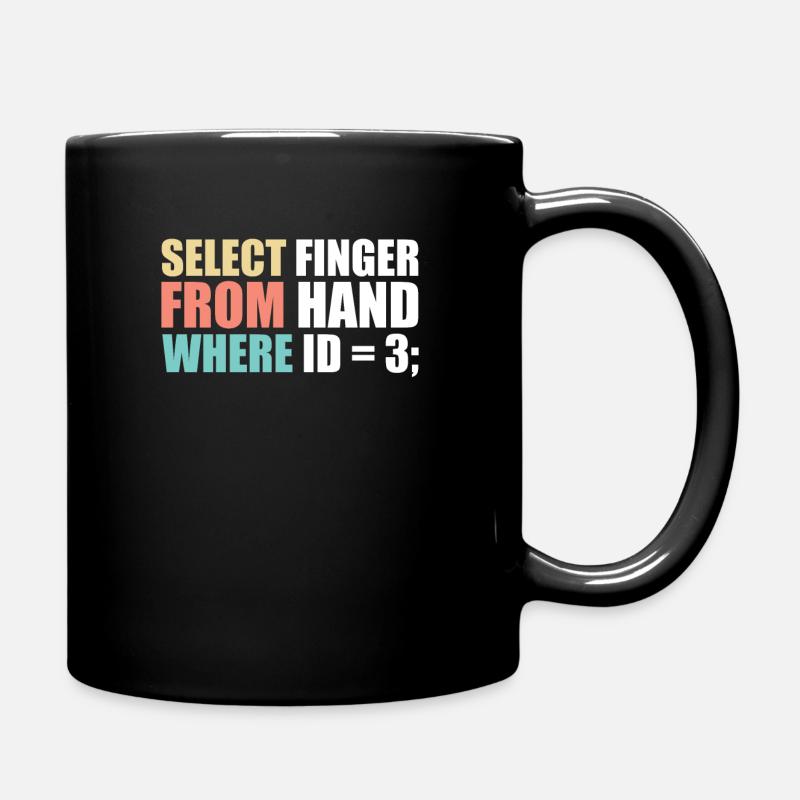 Informatiker Programmierer - Tasse einfarbig - Schwarz