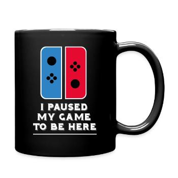 Gamer Konsole Switch spielen Game Videospiel Idee - Tasse einfarbig - Schwarz - Rechts