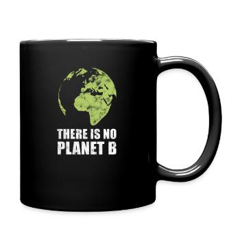 Klimaschutz Umweltverschmutzung - Tasse einfarbig - Schwarz - Rechts