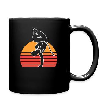 Capoeira combat la passion de la danse - Mug uni - noir - Droite