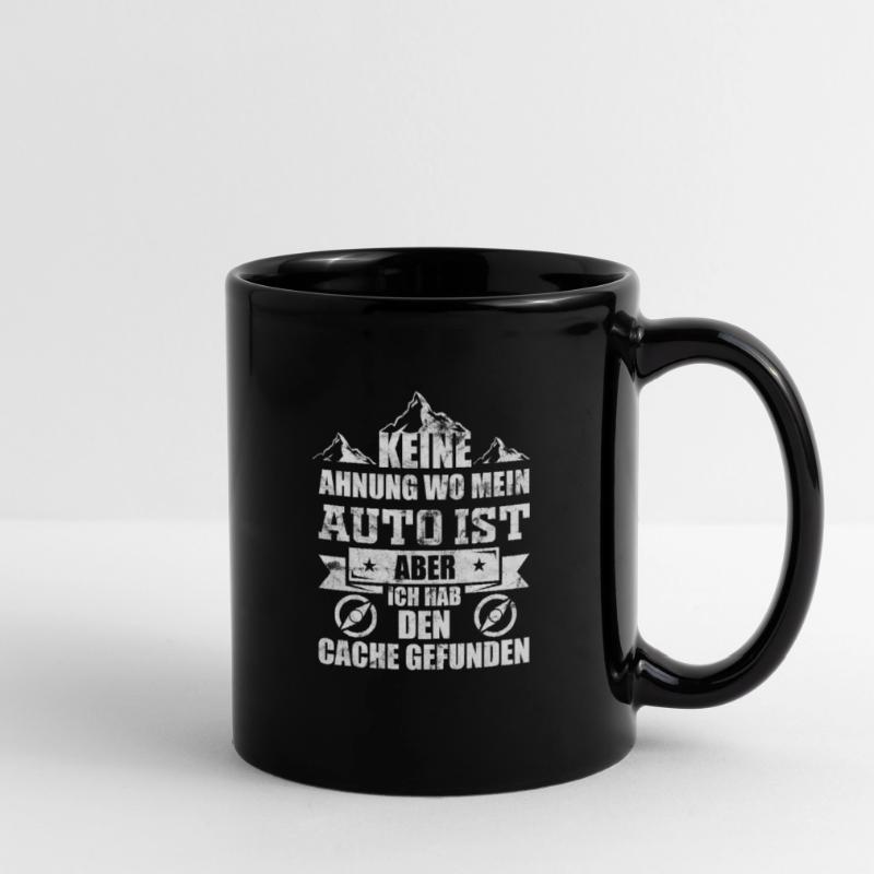 Geocaching Cache Tasse einfarbig