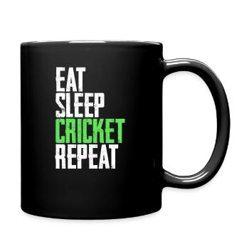 Joueur de cricket - Mug uni - noir - Droite