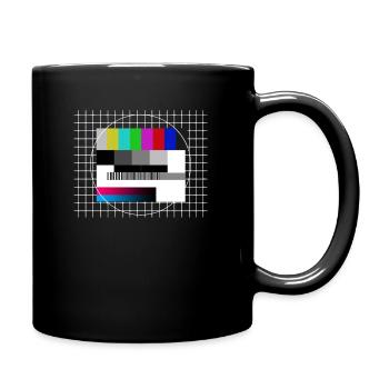 Testimony retro 80s costume - Full Colour Mug - black - Right