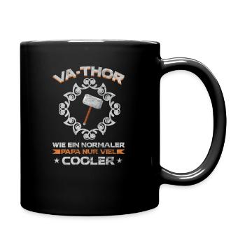 Va-Thor - Tasse einfarbig - Schwarz - Rechts