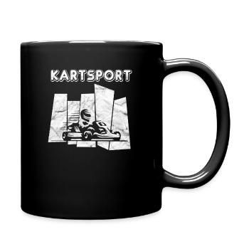 karting - Mug uni - noir - Droite