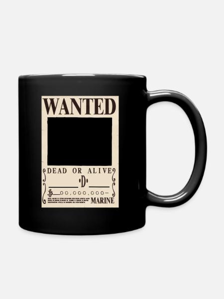 wanted poster - Mug uni - noir