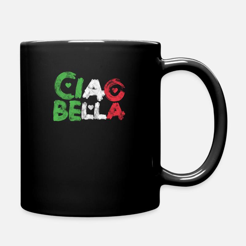 Ciao Bella - Tasse einfarbig - Schwarz