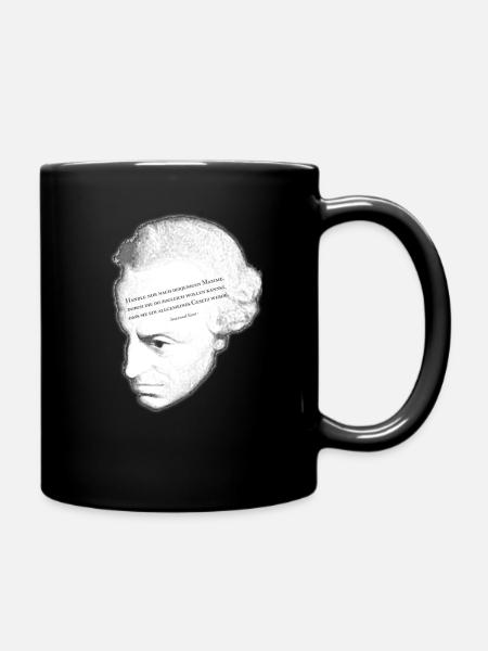 Immanuel Kant - Categorical imperative - Full Colour Mug - black