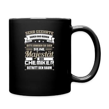 Chemiker Laborant - Tasse einfarbig - Schwarz - Rechts