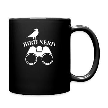 Bird nerd - Full Colour Mug - black - Right