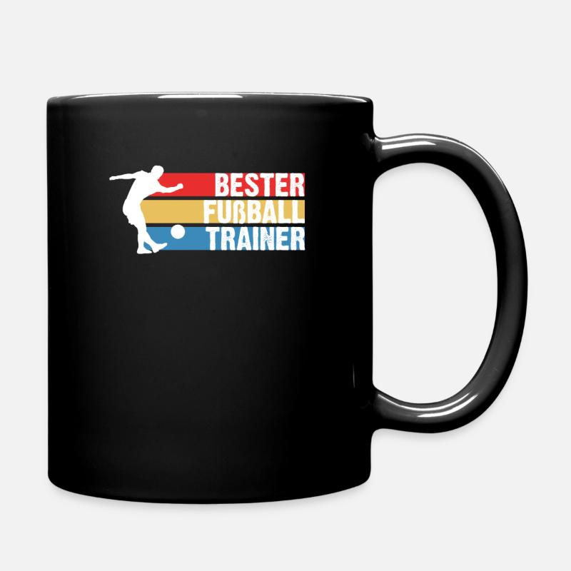 Bester Fußball Trainer - Tasse einfarbig - Schwarz