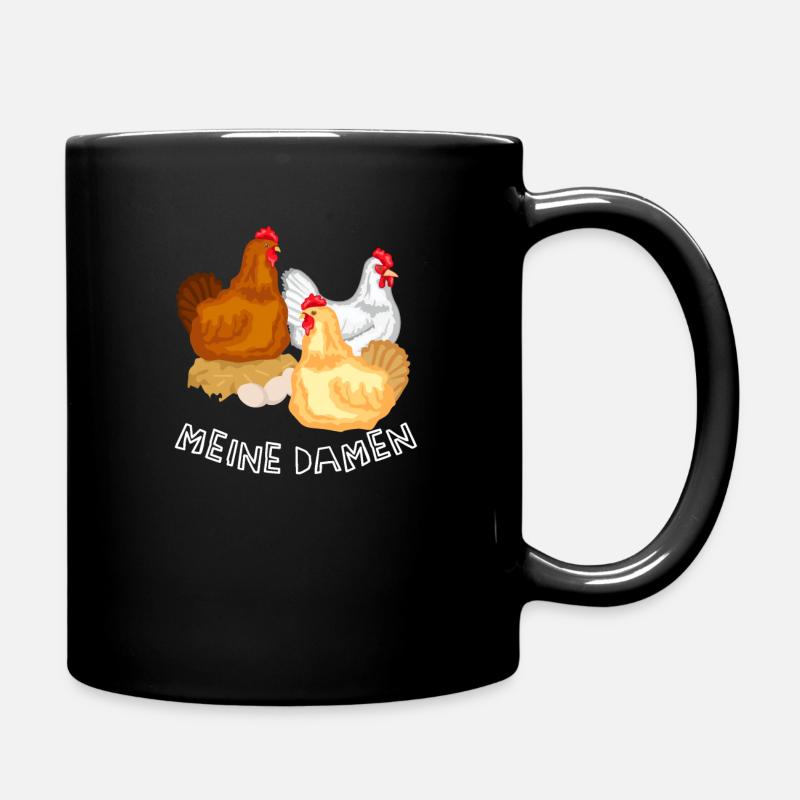 Tshirt de poulet pour les producteurs de poulet | éleveur de volailles - Mug uni - noir