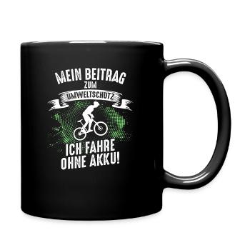 Cyclist rider cyclist bike gift - Full Colour Mug - black - Right