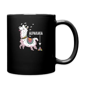 Alpaca alpaca gift idea - Full Colour Mug - black - Right