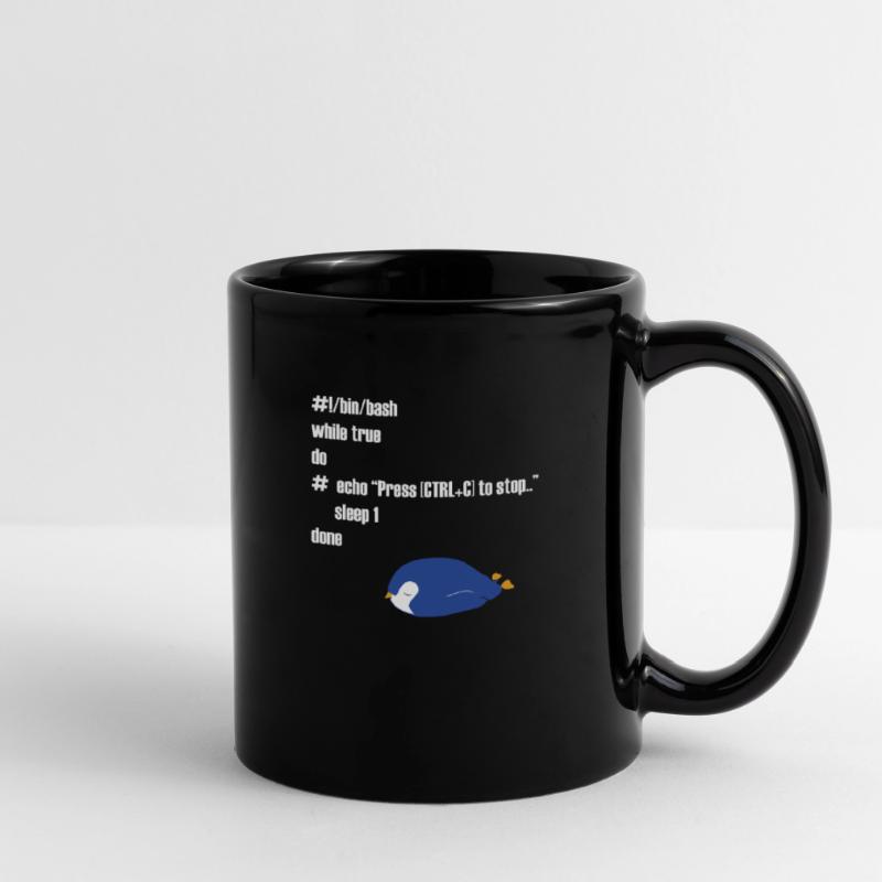 Cadeau drôle d'informaticien programmeur Linux Mug uni