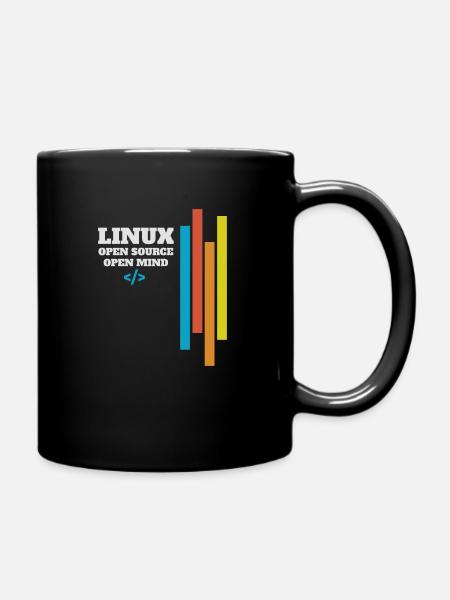 Cadeau d'administrateur de programmeur Linux - Mug uni - noir