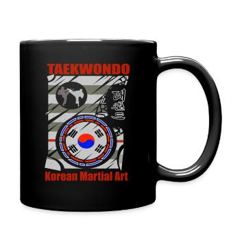 Taekwondo Corée - Martial Arts T-Shirt &Sweat à capuche - Mug uni - noir - Droite