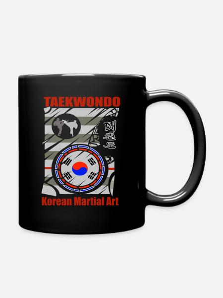 Taekwondo Korea - Martial Arts T-Shirt & Hoodie - Tasse einfarbig - Schwarz