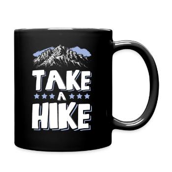 randonnée nature randonnée - Mug uni - noir - Droite