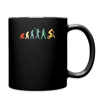 BMX Biker Evolution | Rétro rétro - Mug uni - noir - Droite