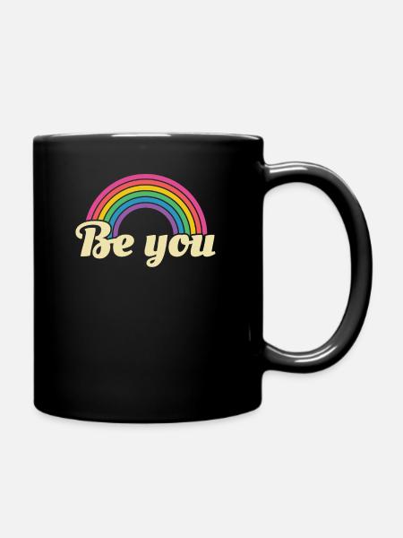 Pride CSD LGBT | Sei du selbst - Tasse einfarbig - Schwarz